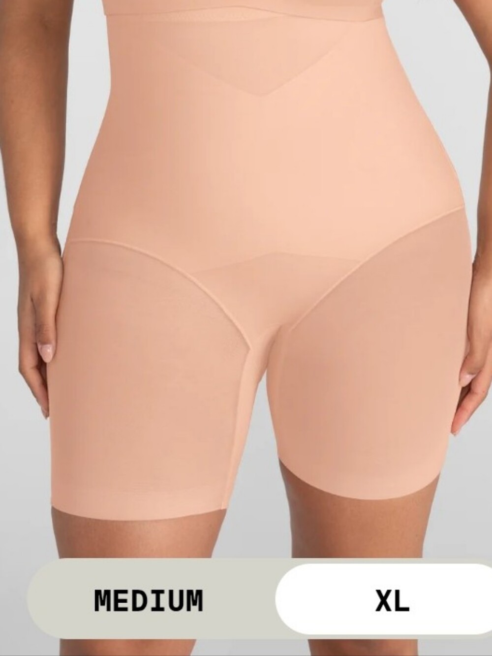 Honeylove SuperPower Short in Blush, Size XL